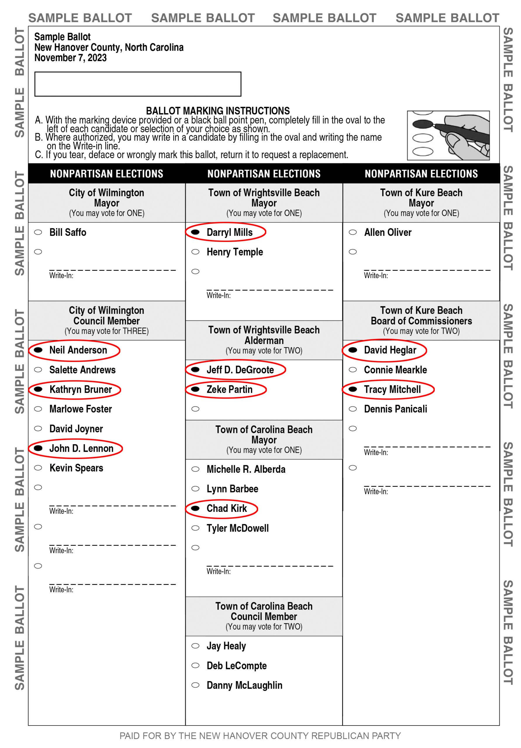 New Hanover County Republican Candidates New Hanover County